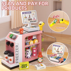 Jovow shopping bag and scanner for realistic checkout experiences.