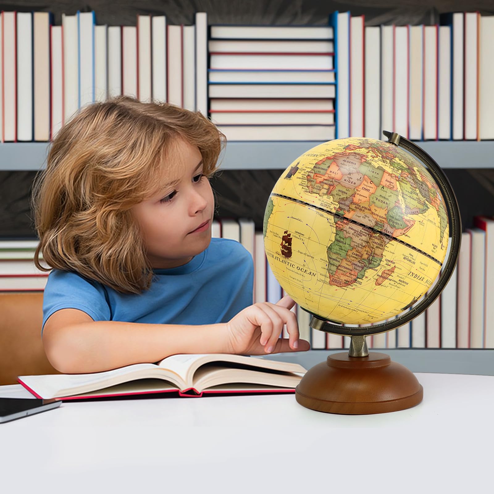JOWHOL educational geography globe for curious minds