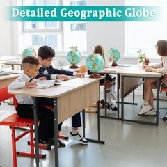 JOWHOL illuminated globe desk-decor enhances room ambiance and learning.