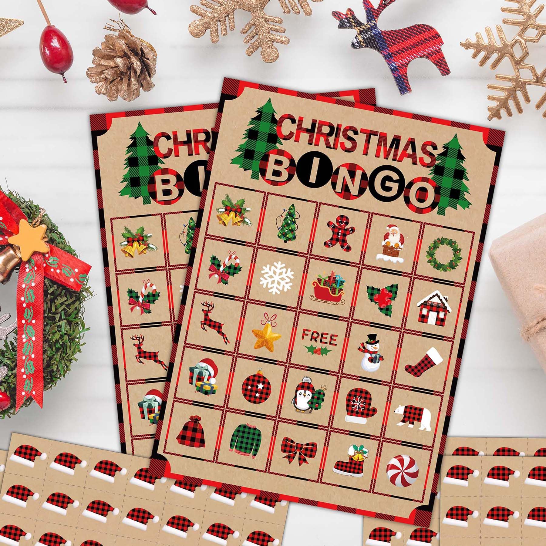 Joy Bang sturdy bingo pieces printed on durable cardboard.