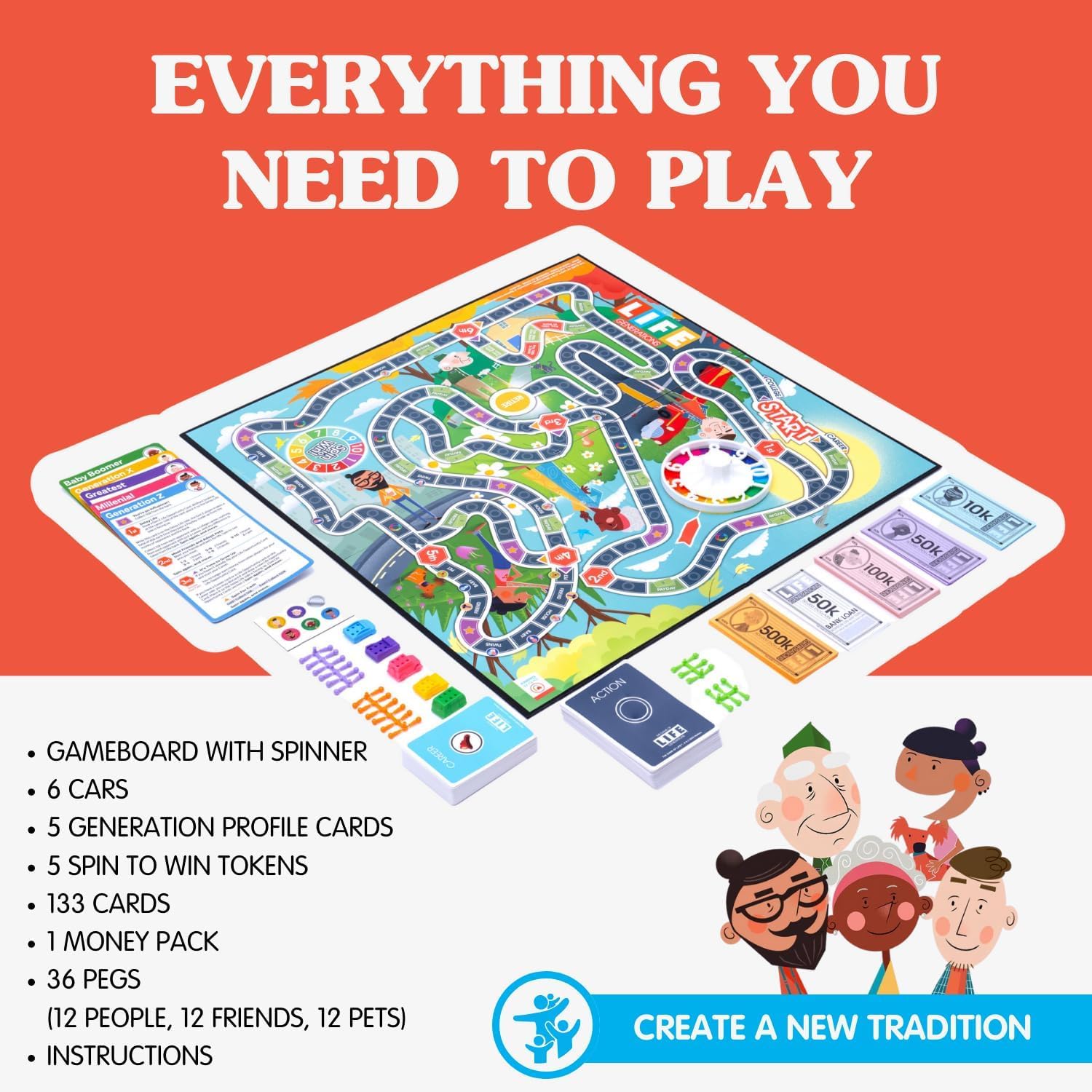 Joy for All Game of Life Generations age-friendly design prioritizes accessibility and comfortable play.