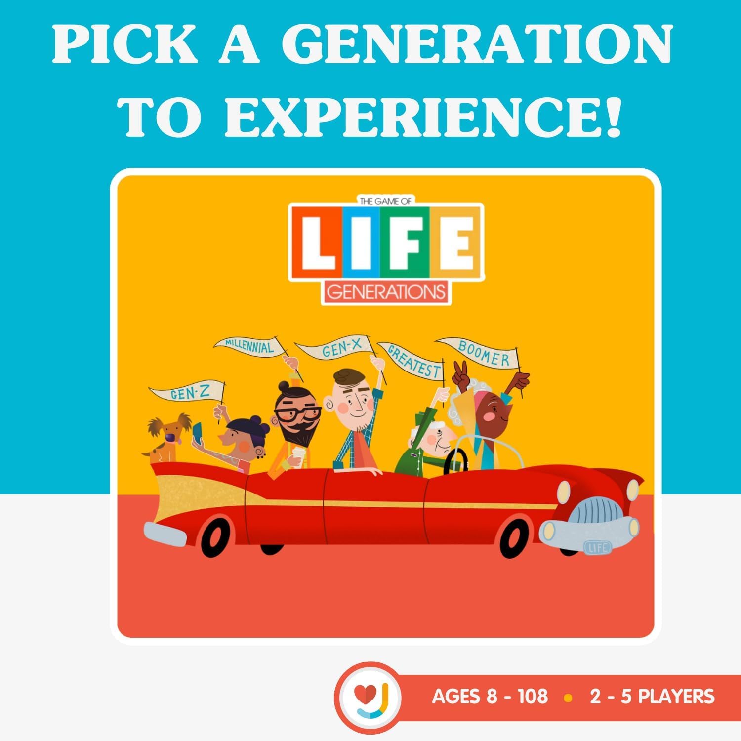 Joy for All Game of Life Generations dice designed for smooth handling by seniors.