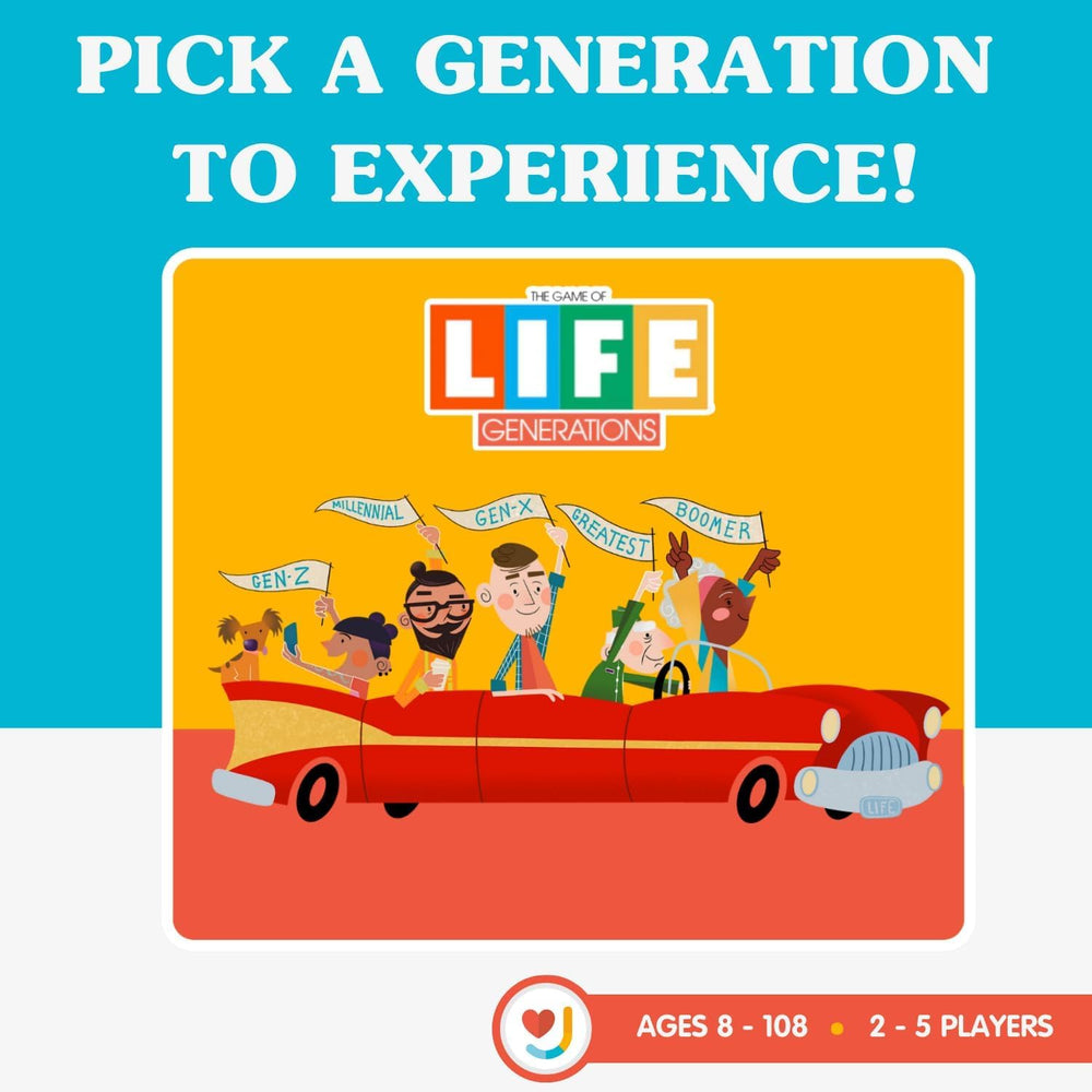 Joy for All Game of Life Generations dice designed for smooth handling by seniors.