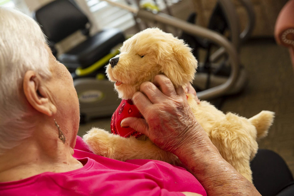JOY FOR ALL Golden Pup batteries included ensure instant use.