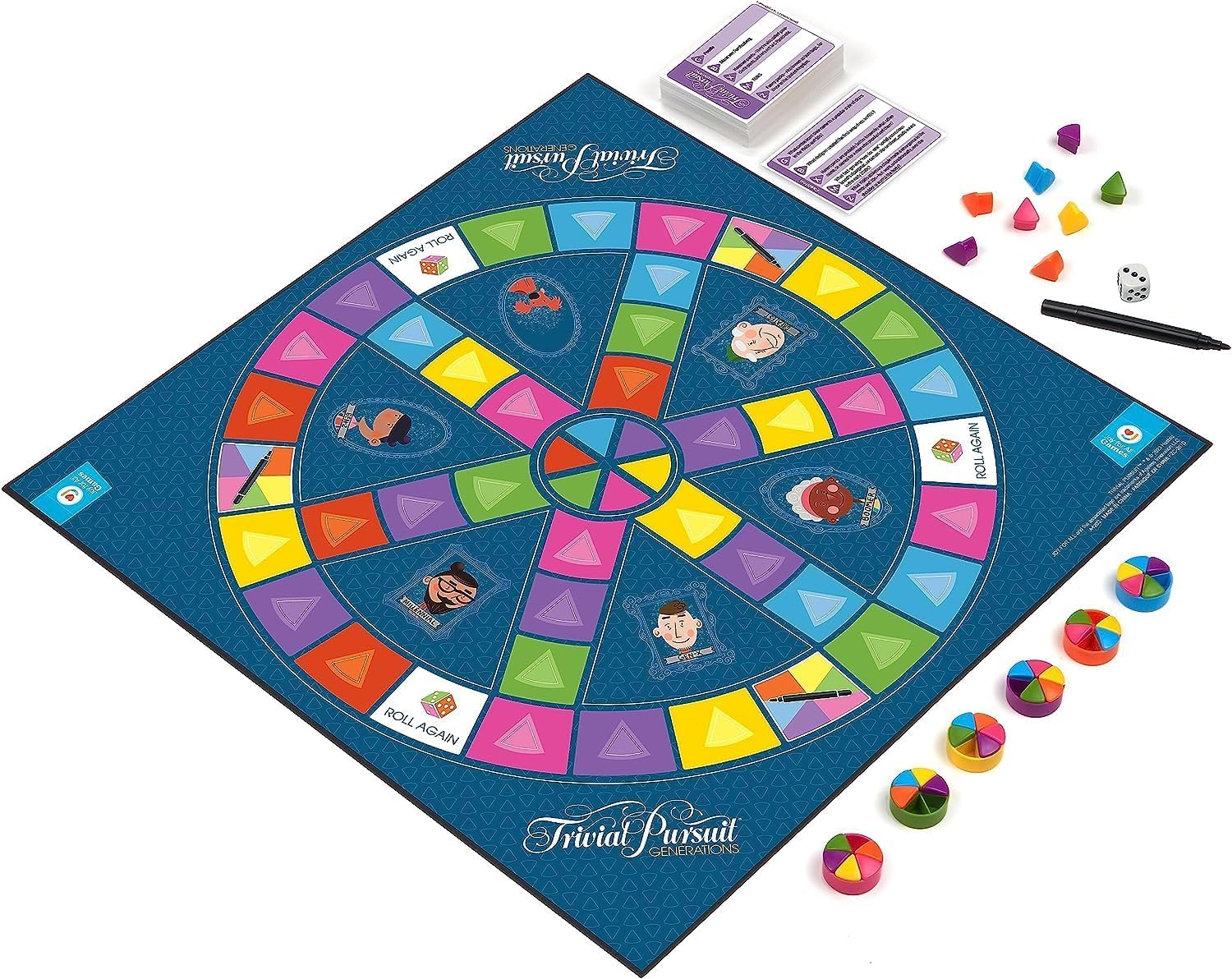 Joy for All Generations cards feature big typography for low-vision players.