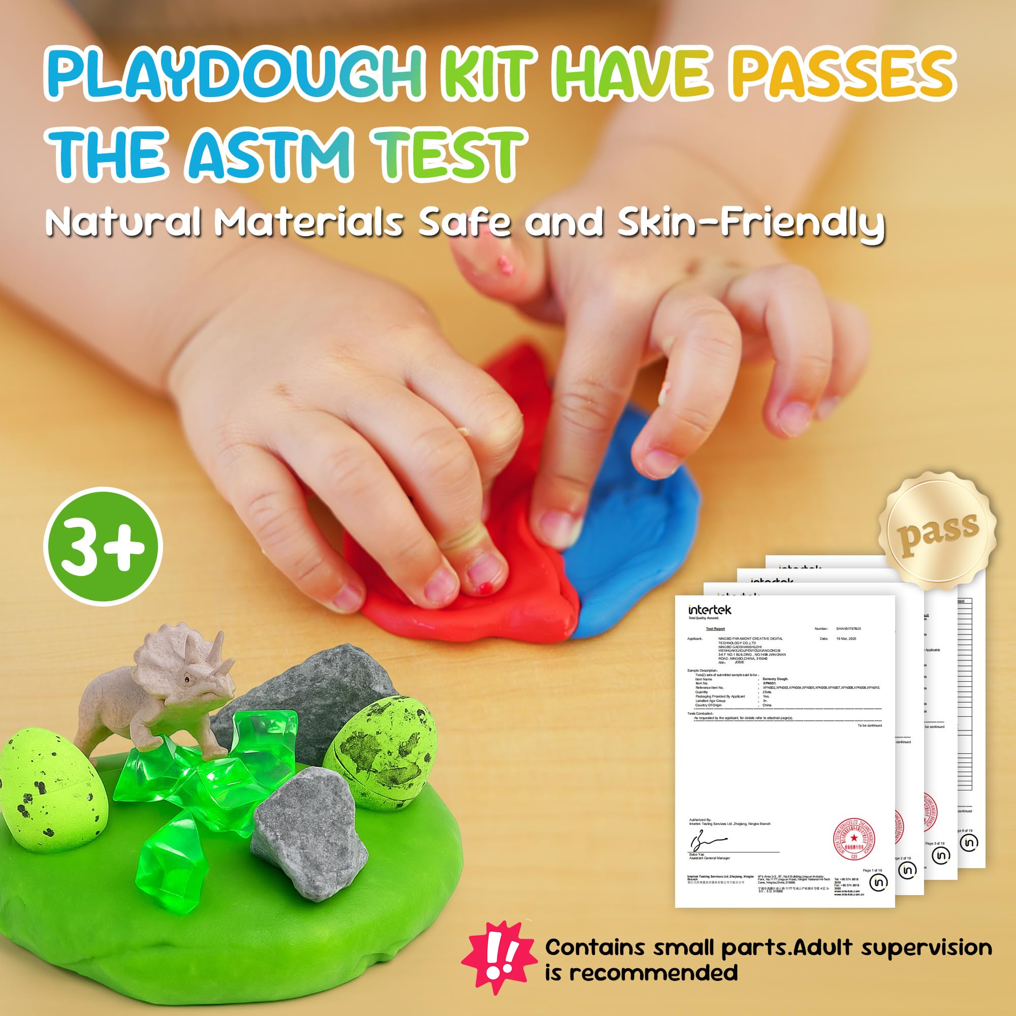 Joy Spot! Accessories pack with tools for creative dough play.