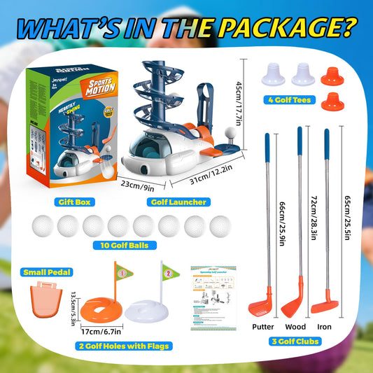 JOY SPOT! Foot-operated ball dispenser simplifies loading for independent play.