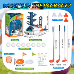 JOY SPOT! Foot-operated ball dispenser simplifies loading for independent play.