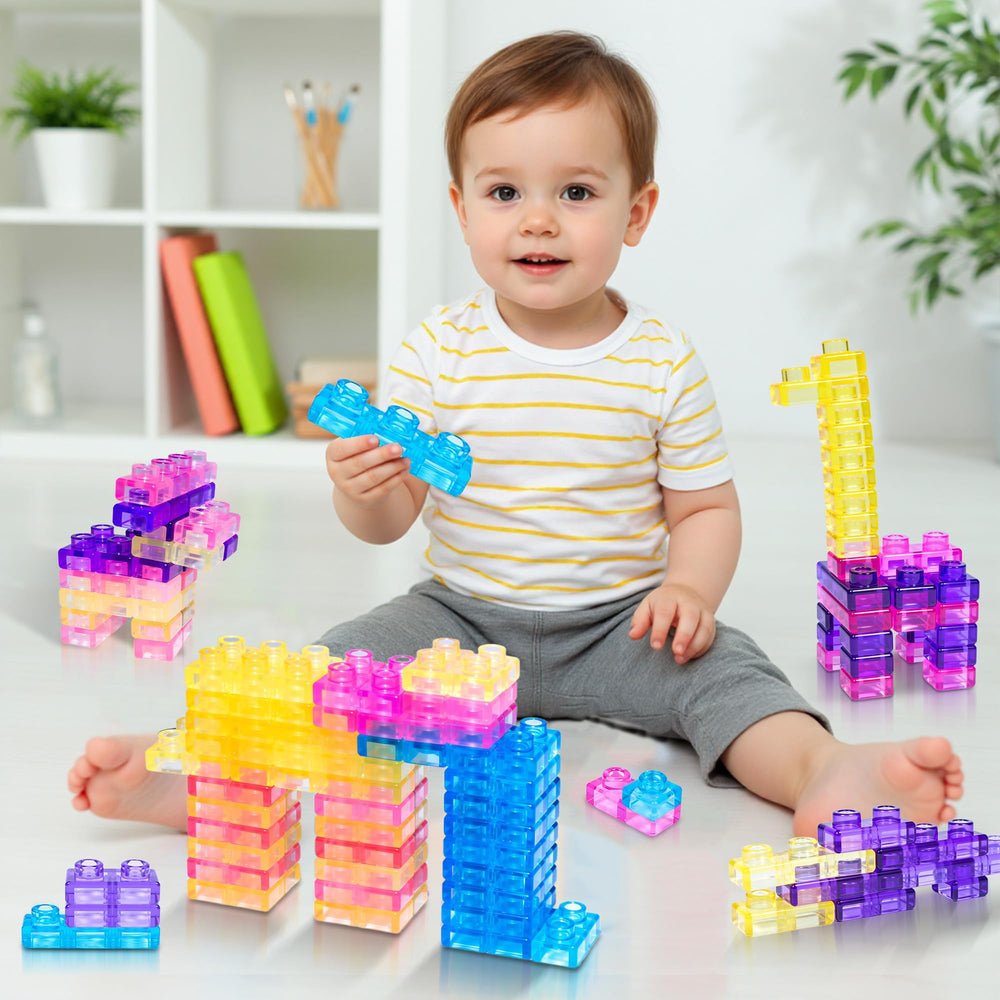JOY SPOT! 40-piece set for STEM-inspired play, balance and spatial awareness.