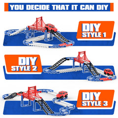 JOYBLI bridge component elevates tracks for multi-level racing adventures