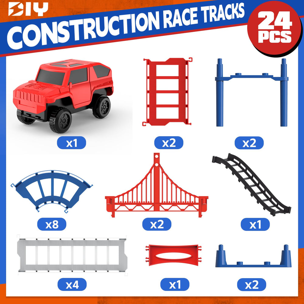 JOYBLI curved track section adds exciting turns for dynamic play