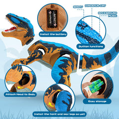 JOYBLI T-Rex lights, sounds, and mist enhance immersive pretend play
