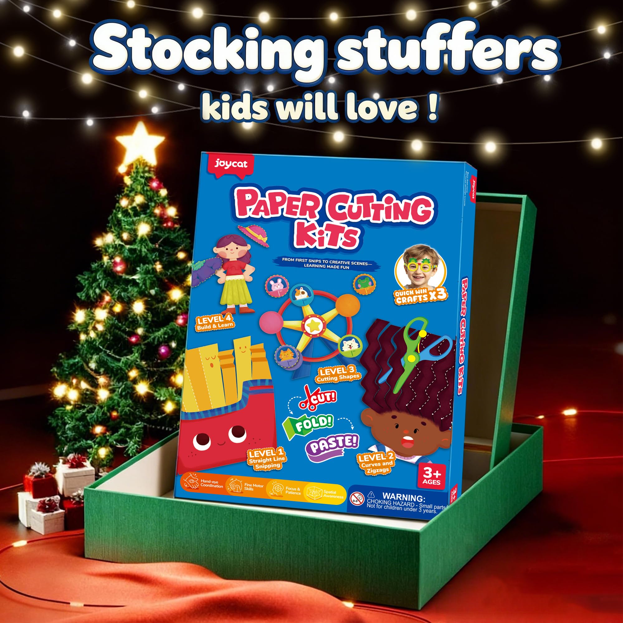 JoyCat 3D paper storytelling adventures spark imagination and craft skills.