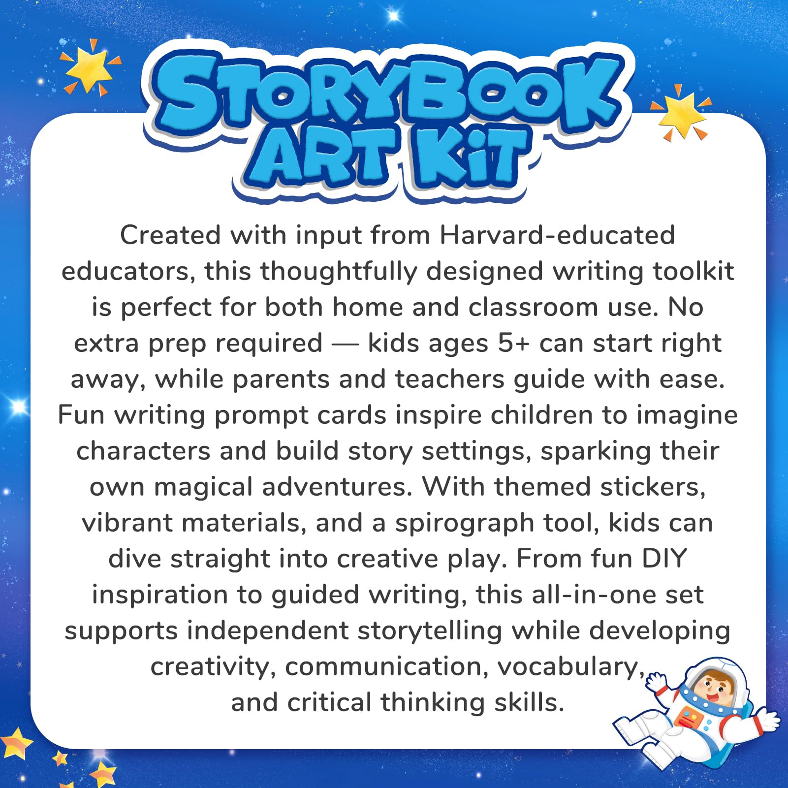 JoyCat Adventure Storybook Art Kit pencil markers set for vibrant illustrations.