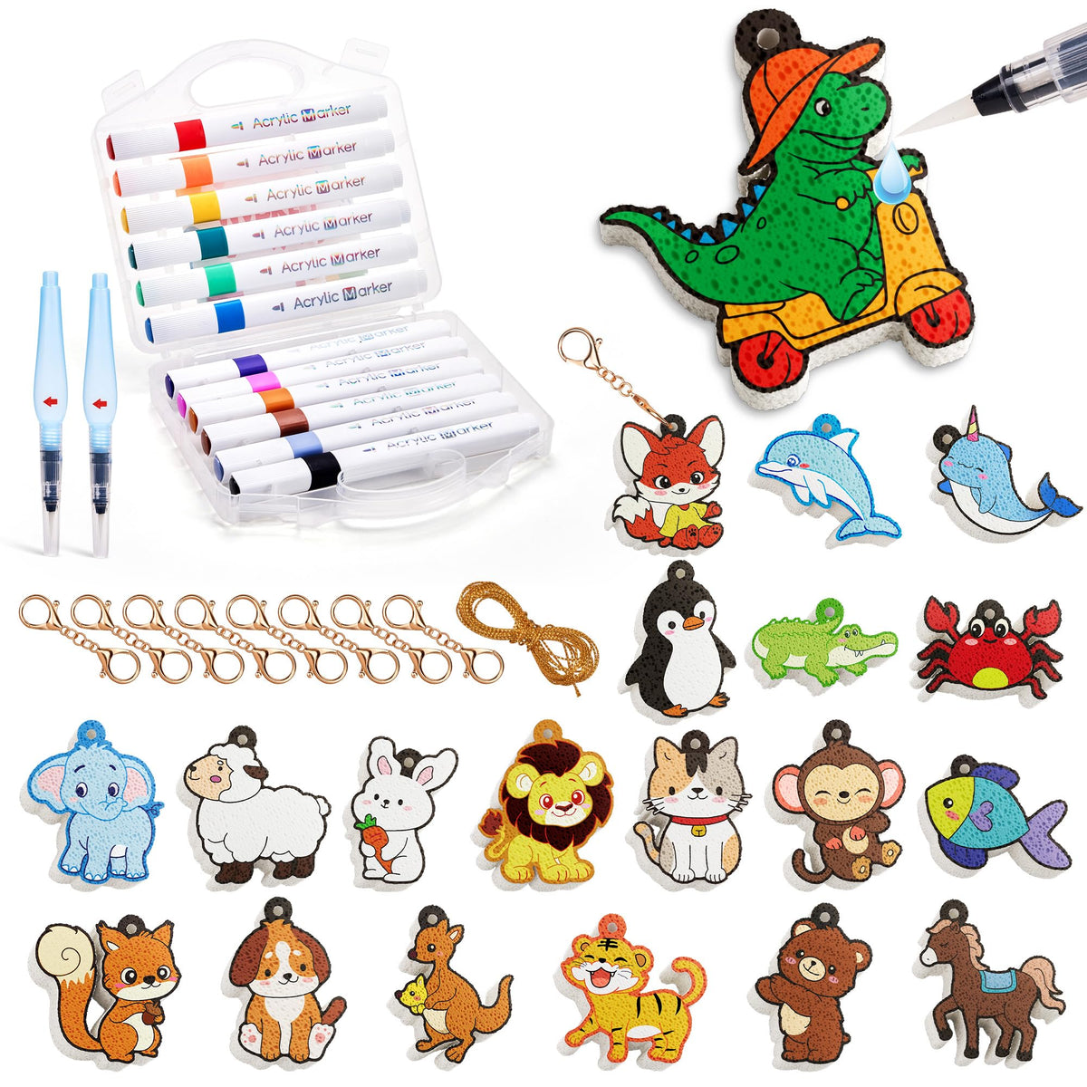 JoyCat Art Kit 3D Foam Texture Painting showcases vibrant puff effects for kids.