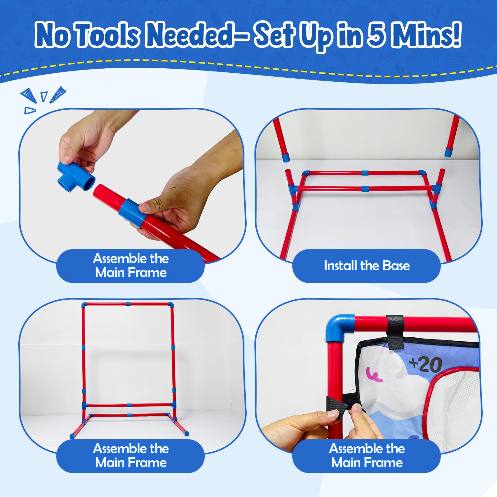 JoyCat versatile setup for solo or group baseball fun