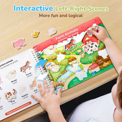 JoyCat Busy Book: color recognition page brightens visual learning through playful activities