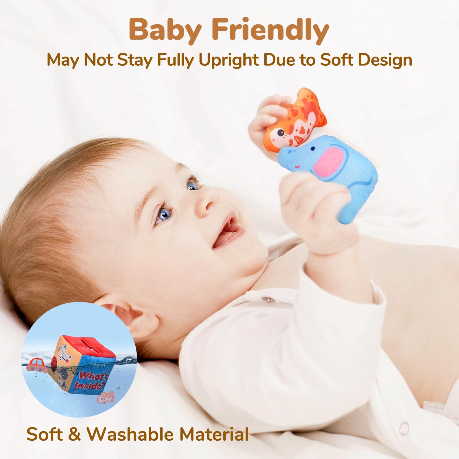 JoyCat butterfly crinkle toy offers soft tactile feedback