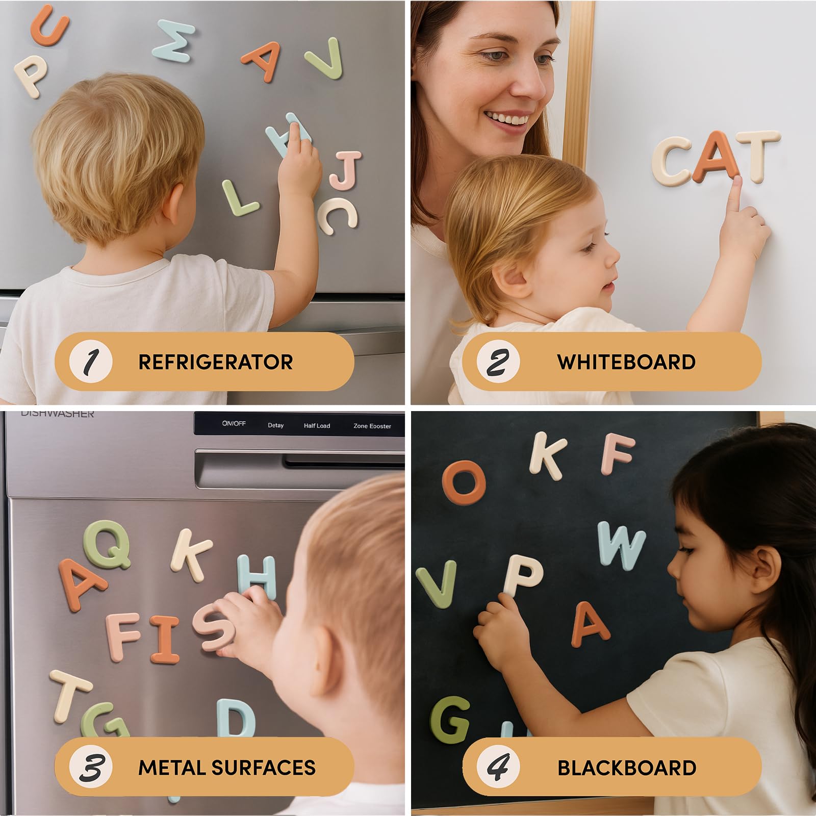 JoyCat classroom activity promotes interactive word play with magnets.