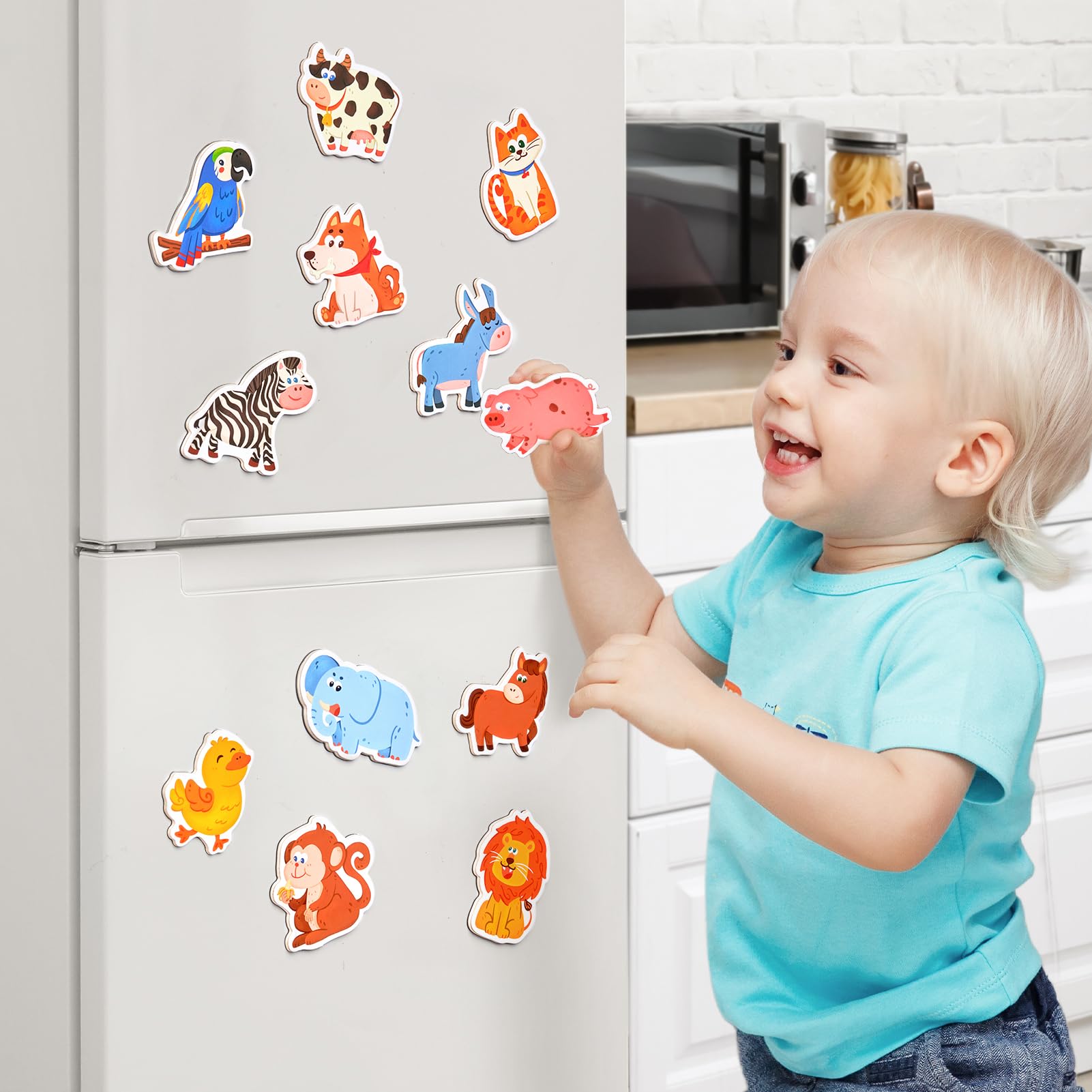 JoyCat magnets inspire curiosity in kids during daily learning routines.