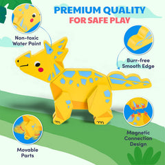 JoyCat dinosaur color pieces emphasizing color-matching play