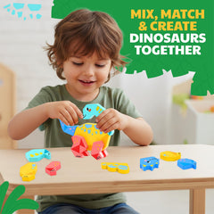 JoyCat snap-system with colorful pieces for creative play