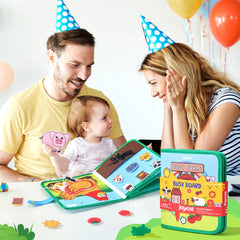 JoyCat Farm Busy Book compact-travel-size fits bags for quiet travel