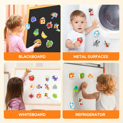 JoyCat magnets fit classrooms, homeschooling spaces, and kitchen decor.