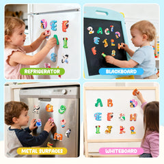 JoyCat fridge set makes a versatile learning toy for home or classrooms.