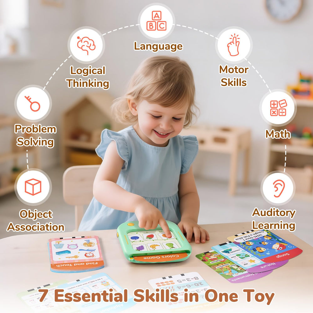 JoyCat independent play design encourages self-directed phonics and math exploration