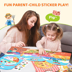 JoyCat kid-friendly stickers boost vocabulary, object recognition, and hand-eye coordination.