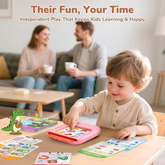 JoyCat Kids Learning Tablet card-07 builds fine motor and coordination.