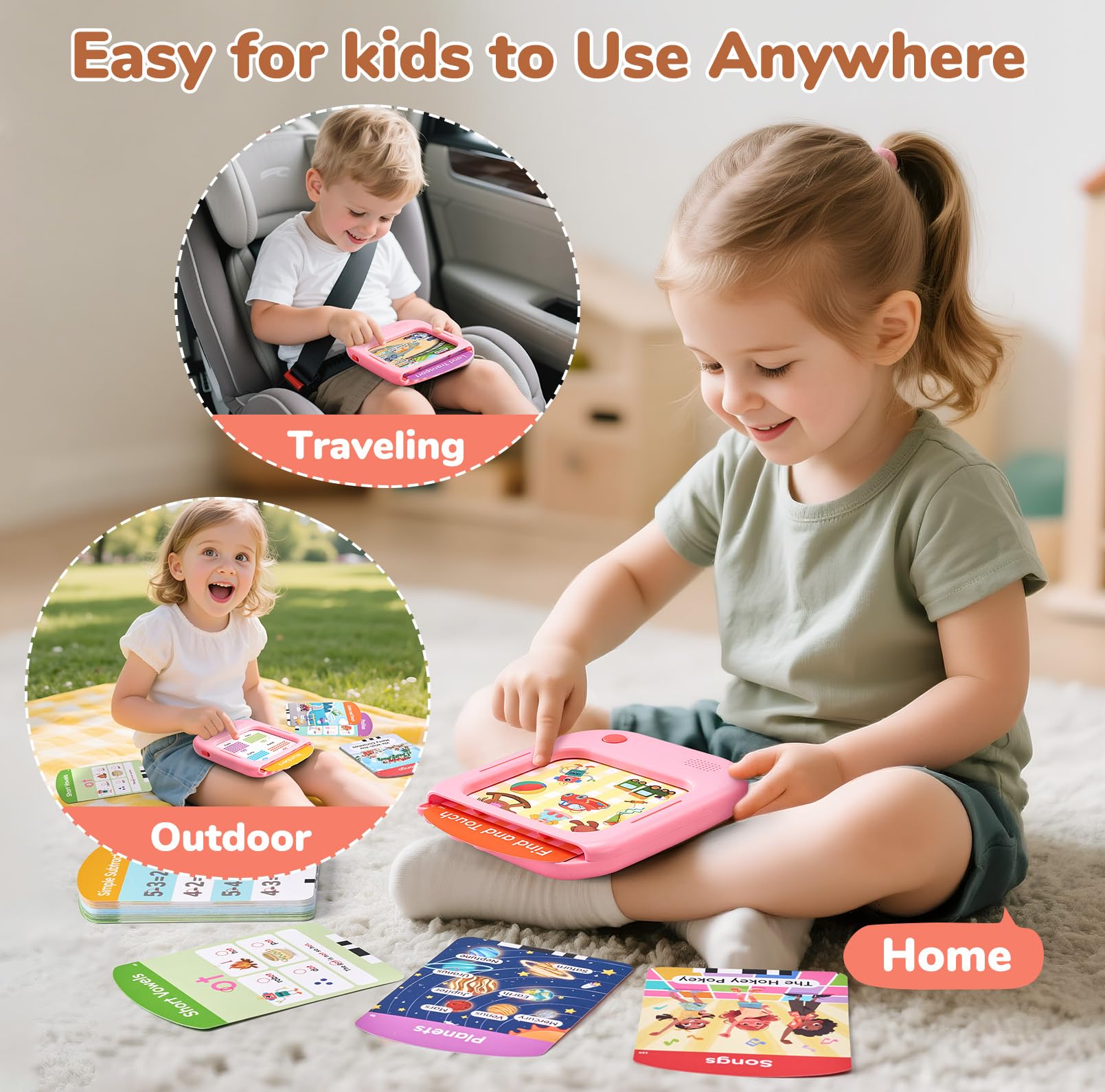 JoyCat Kids Learning Tablet card-08 improves focus and logical thinking.
