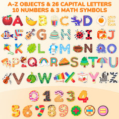 JoyCat magnets with letters and objects support vocabulary building play