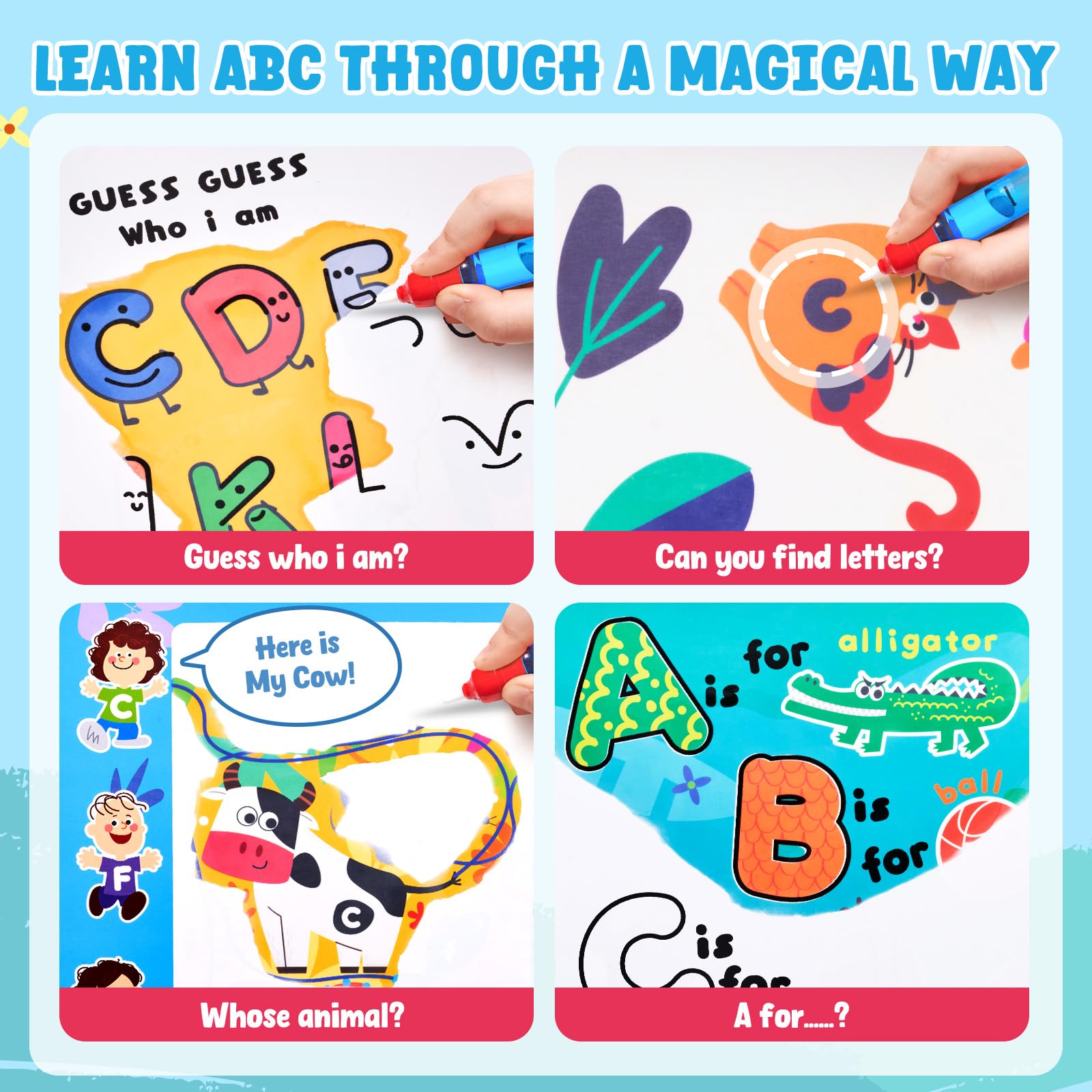JoyCat letter tracing guides support upper and lowercase practice.