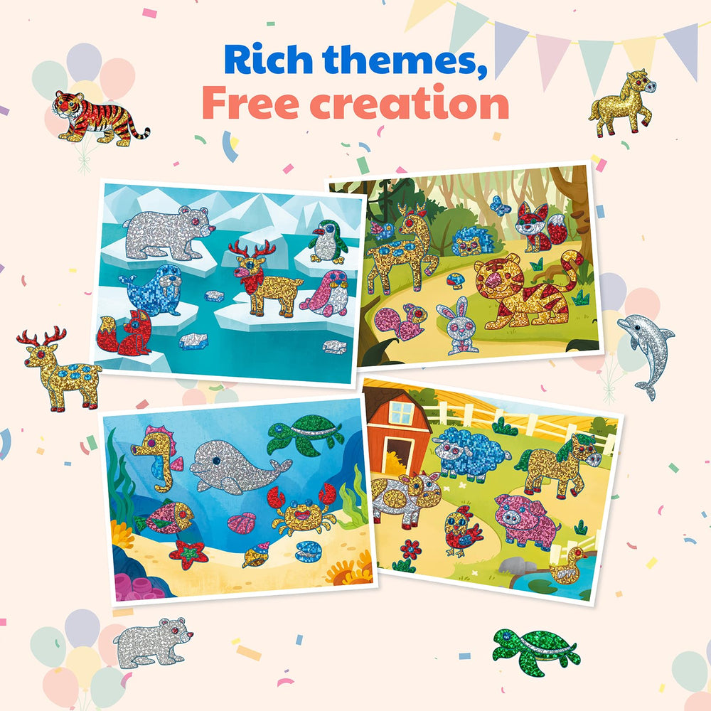 JoyCat mess-free design keeps surfaces clean during arts and crafts.