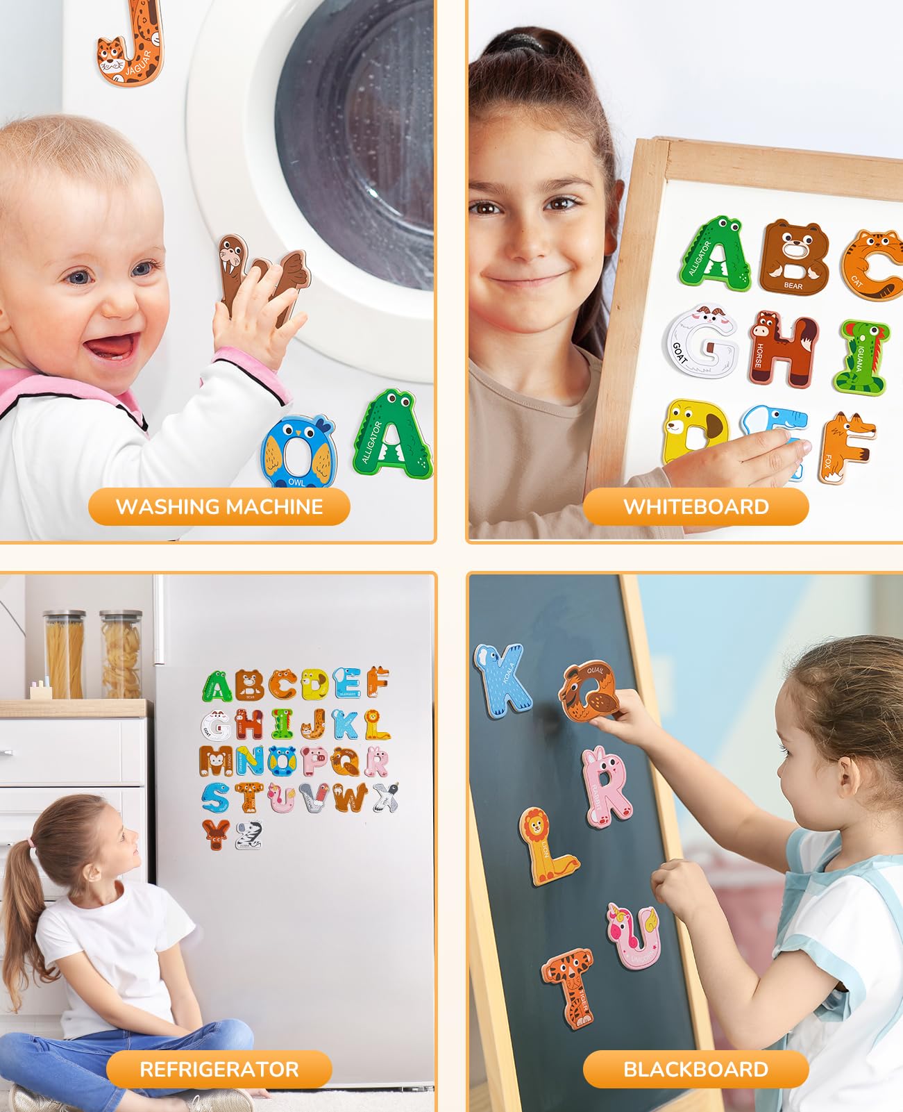 JoyCat magnets printed with non-toxic ink for safe, long-lasting use.