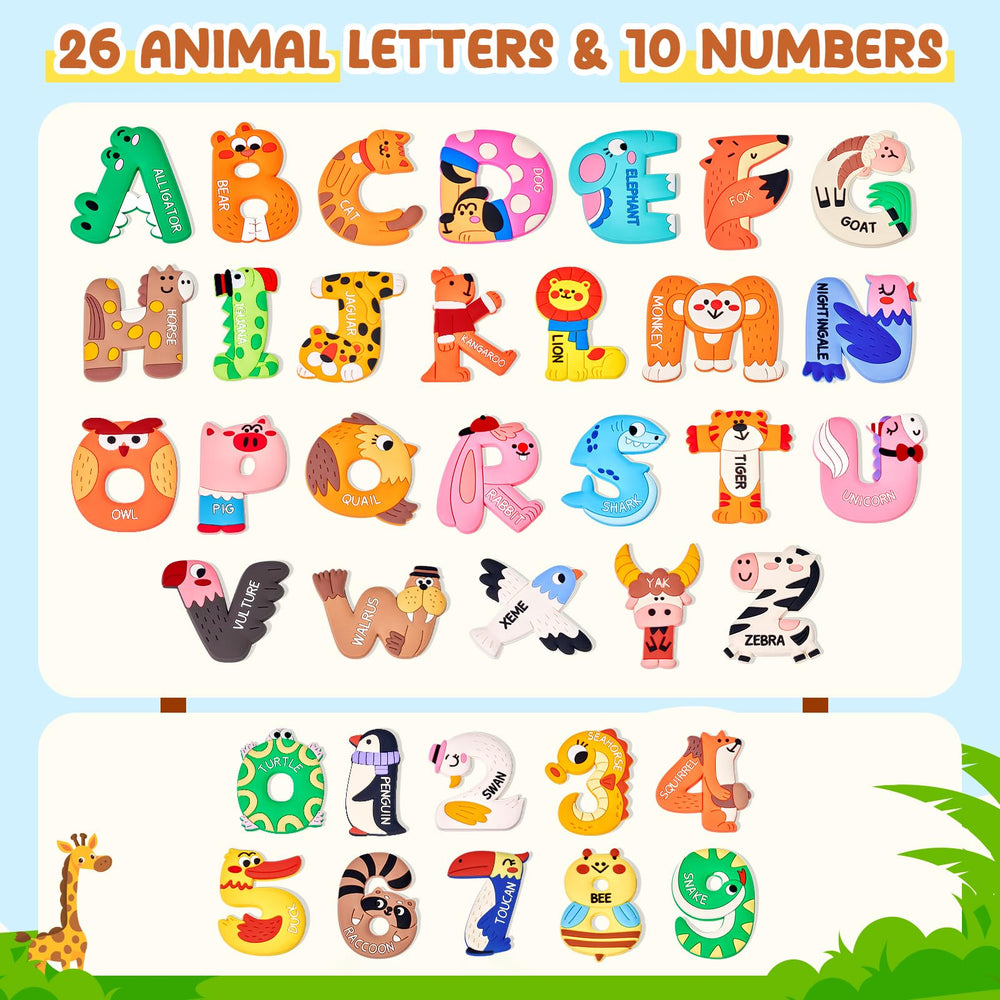 JoyCat numbers 0-9 magnets support simple counting during breakfast.