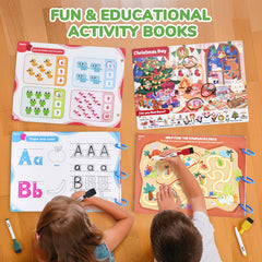 JoyCat bright illustrated pages demonstrating color recognition and patterns