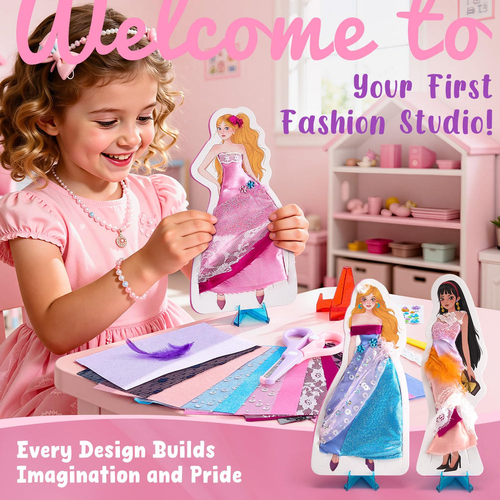 JoyCat real fabric accessories offer varied textures for tactile, creative play.