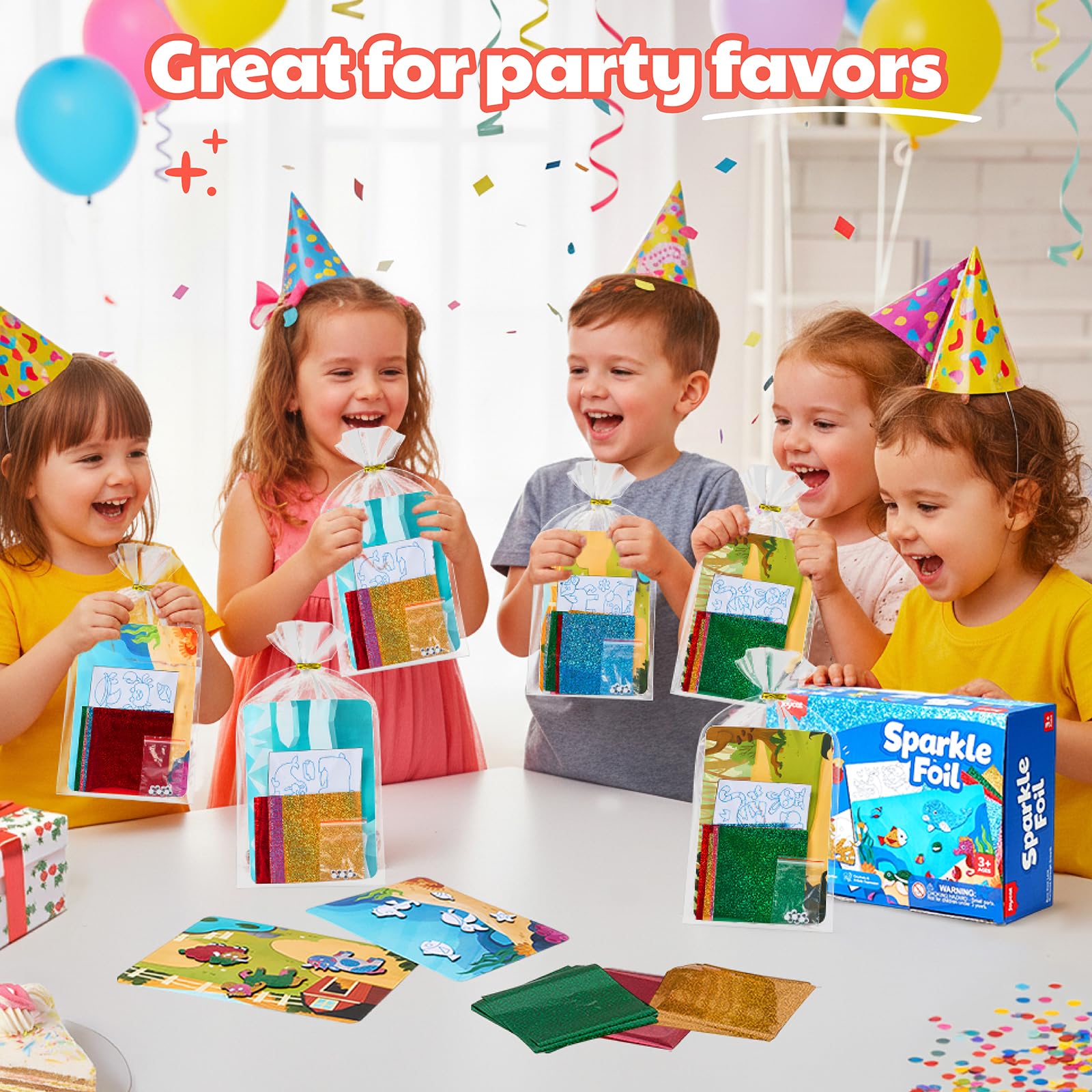 JoyCat reusable goodie bags simplify party favors and classroom prizes.