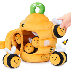 JoyCat soft baby beehive for gentle exploration and safe 6-12 month play