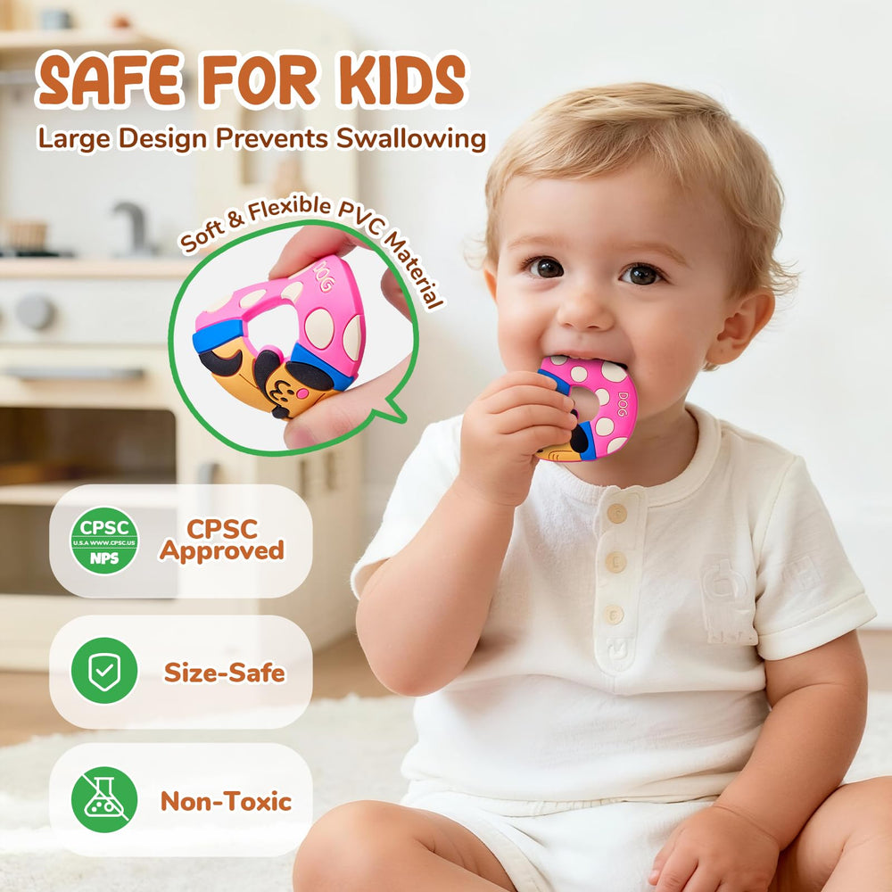 JoyCat soft PVC magnets are gentle on tiny hands and surfaces