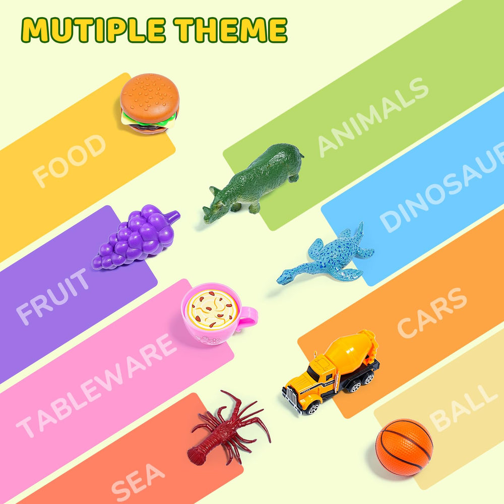 JoyCat sorting toys activity mats, eight double-sided mats with visual prompts for categorization.