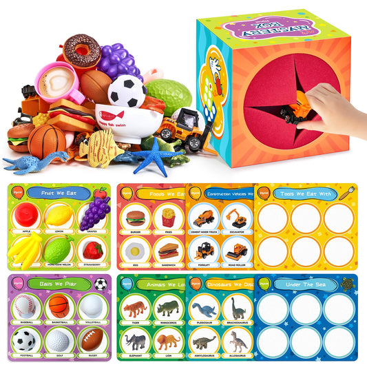 JoyCat sorting toys set, colorful bundle for versatile early learning and sensory exploration.