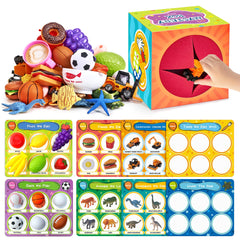 JoyCat sorting toys set, colorful bundle for versatile early learning and sensory exploration.