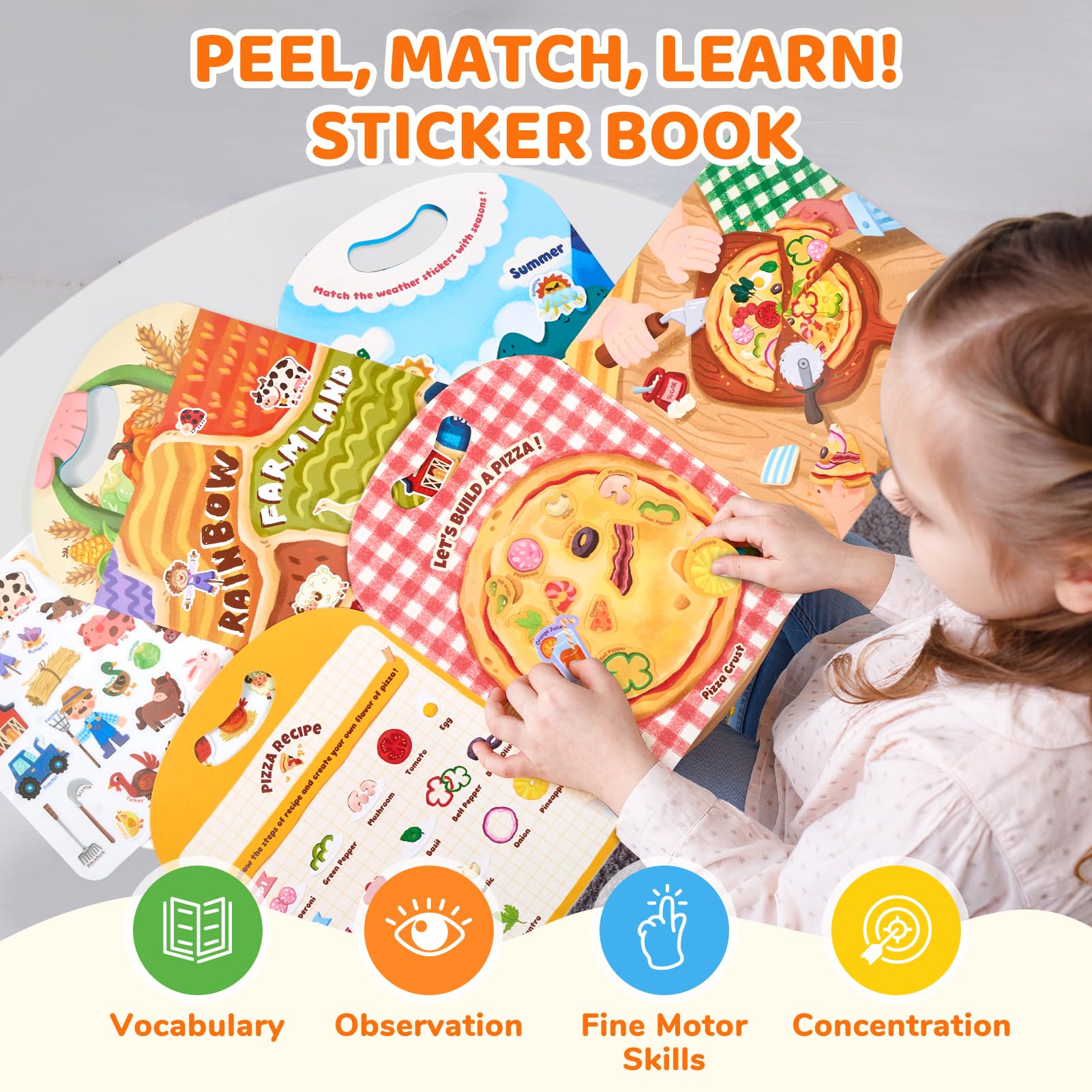 JoyCat sturdy storage and travel pack keeps stickers organized on trips.