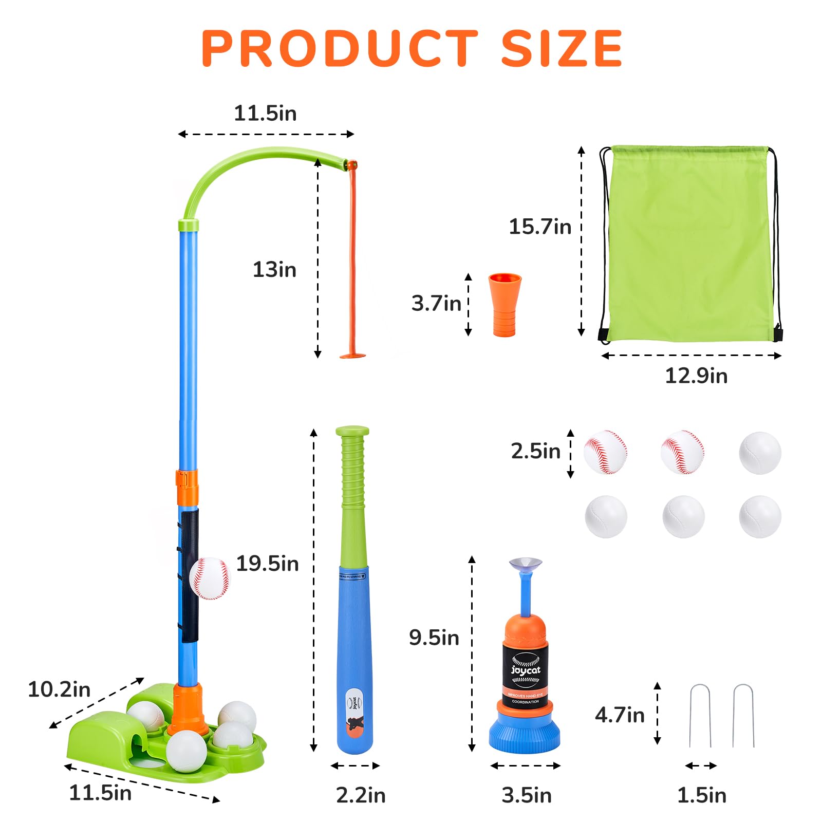 JoyCat storage bag keeps components organized for quick parkside setup.