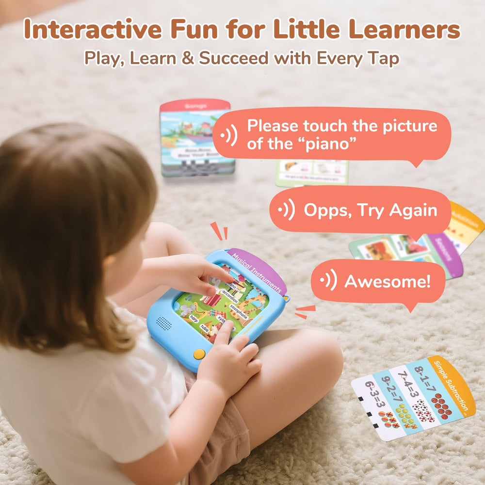 JoyCat tablet-audio-pronunciation offers clear American-accent guidance