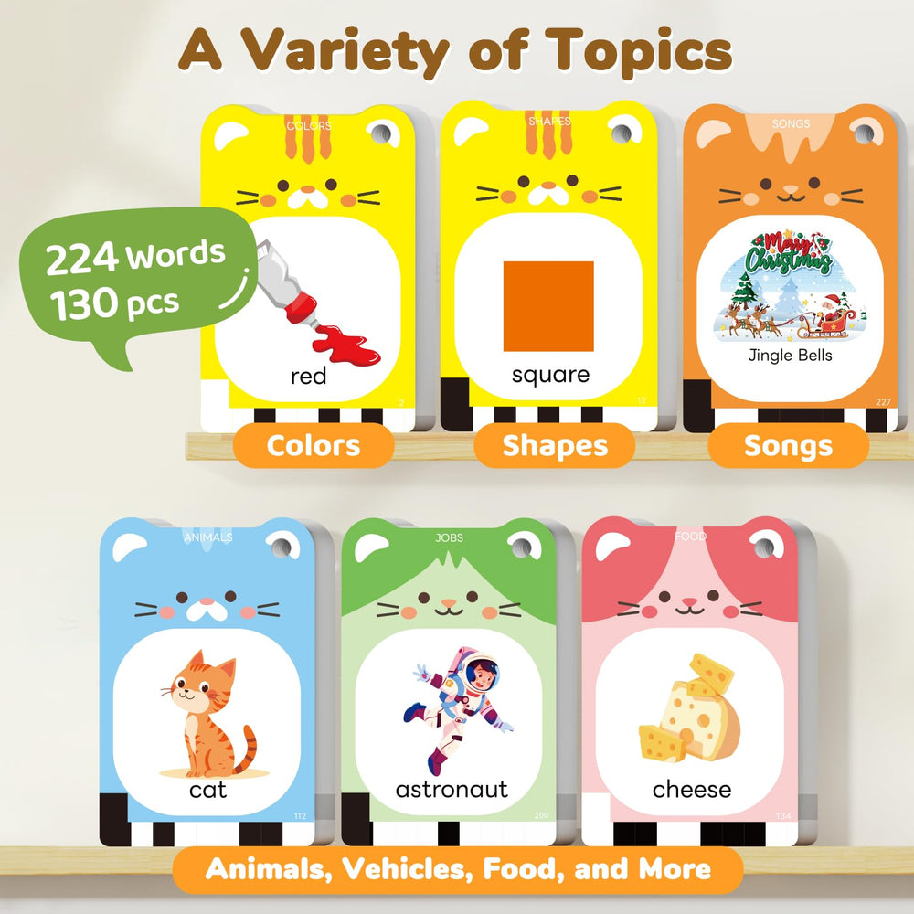 JoyCat numbers and words flash cards boost counting and vocabulary